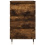 Bedside tables 2 units smoked oak engineered wood 40x35x69 cm by vidaXL, Nightstands - Ref: Foro24-826919, Price: 94,23 €, Di...