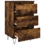 Nightstands 2 pcs engineered wood smoked oak 40x35x69 cm by vidaXL, Nightstands - Ref: Foro24-826935, Price: 75,72 €, Discoun...