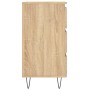 Mesita noche 2 uds madera ingeniería roble Sonoma 40x35x69 cm de vidaXL, Mesitas de noche - Ref: Foro24-826931, Precio: 98,51...