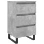 Concrete gray engineered wood bedside table 40x35x69 cm by vidaXL, Nightstands - Ref: Foro24-826948, Price: 57,99 €, Discount: %