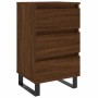 Oak brown engineered wood bedside table 40x35x69 cm by vidaXL, Nightstands - Ref: Foro24-826954, Price: 59,99 €, Discount: %