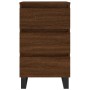 Oak brown engineered wood bedside table 40x35x69 cm by vidaXL, Nightstands - Ref: Foro24-826954, Price: 59,99 €, Discount: %