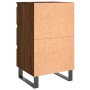 Mesita de noche madera de ingeniería marrón roble 40x35x69 cm de vidaXL, Mesitas de noche - Ref: Foro24-826954, Precio: 59,28...