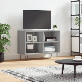 Mueble de TV madera de ingeniería gris Sonoma 69,5x30x50 cm de vidaXL, Muebles TV - Ref: Foro24-826970, Precio: 33,99 €, Desc...