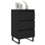 Nightstands 2 pcs engineered wood black 40x35x69 cm by vidaXL, Nightstands - Ref: Foro24-826943, Price: 109,11 €, Discount: %