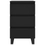 Nightstands 2 pcs engineered wood black 40x35x69 cm by vidaXL, Nightstands - Ref: Foro24-826943, Price: 109,11 €, Discount: %