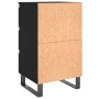 Mesitas de noche 2 uds madera de ingeniería negro 40x35x69 cm de vidaXL, Mesitas de noche - Ref: Foro24-826943, Precio: 109,1...