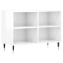 Hochglanzweißer TV-Schrank aus Holzwerkstoff, 69,5 x 30 x 50 cm von vidaXL, TV-Möbel - Ref: Foro24-826958, Preis: 43,99 €, Ra...