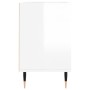 Glossy white engineered wood TV cabinet 69.5x30x50 cm by vidaXL, TV Furniture - Ref: Foro24-826958, Price: 44,15 €, Discount: %