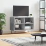 Mueble de TV madera de ingeniería gris hormigón 69,5x30x50 cm de vidaXL, Muebles TV - Ref: Foro24-826968, Precio: 40,64 €, De...