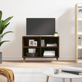 Mueble de TV madera de ingeniería marrón roble 69,5x30x50 cm de vidaXL, Muebles TV - Ref: Foro24-826963, Precio: 41,79 €, Des...