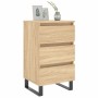 Mesita noche 2 uds madera ingeniería roble Sonoma 40x35x69 cm de vidaXL, Mesitas de noche - Ref: Foro24-826947, Precio: 129,0...