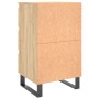 Mesita noche 2 uds madera ingeniería roble Sonoma 40x35x69 cm de vidaXL, Mesitas de noche - Ref: Foro24-826947, Precio: 129,0...