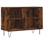 Smoked oak engineered wood TV cabinet 69.5x30x50 cm by vidaXL, TV Furniture - Ref: Foro24-826969, Price: 42,37 €, Discount: %