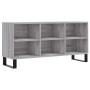 Sonoma gray engineered wood TV cabinet 103.5x30x50 cm by vidaXL, TV Furniture - Ref: Foro24-827002, Price: 58,94 €, Discount: %