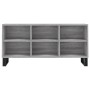 Sonoma gray engineered wood TV cabinet 103.5x30x50 cm by vidaXL, TV Furniture - Ref: Foro24-827002, Price: 58,94 €, Discount: %