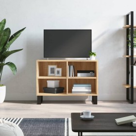 TV cabinet engineered wood Sonoma oak 69.5x30x50 cm by vidaXL, TV Furniture - Ref: Foro24-826975, Price: 50,17 €, Discount: %