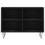 Engineered wood TV stand in black, 69.5x30x50 cm by vidaXL, TV Furniture - Ref: Foro24-826965, Price: 41,79 €, Discount: %