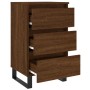 Mesitas noche 2 uds madera ingeniería marrón roble 40x35x69 cm de vidaXL, Mesitas de noche - Ref: Foro24-826955, Precio: 109,...