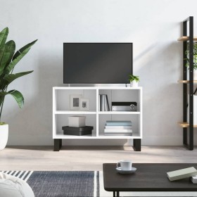 Glossy white engineered wood TV cabinet 69.5x30x50 cm by vidaXL, TV Furniture - Ref: Foro24-826974, Price: 49,39 €, Discount: %