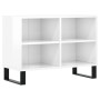 Glossy white engineered wood TV cabinet 69.5x30x50 cm by vidaXL, TV Furniture - Ref: Foro24-826974, Price: 49,39 €, Discount: %