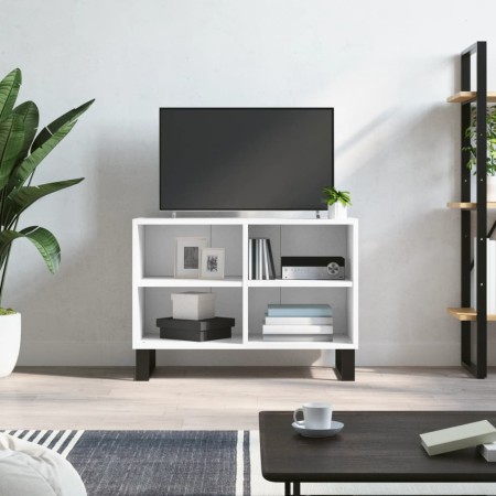 Mueble de TV madera de ingeniería blanco 69,5x30x50 cm de vidaXL, Muebles TV - Ref: Foro24-826972, Precio: 46,56 €, Descuento: %