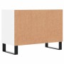 Mueble de TV madera de ingeniería blanco 69,5x30x50 cm de vidaXL, Muebles TV - Ref: Foro24-826972, Precio: 46,99 €, Descuento: %