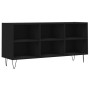 Mueble de TV madera de ingeniería negro 103,5x30x50 cm de vidaXL, Muebles TV - Ref: Foro24-826989, Precio: 59,99 €, Descuento: %