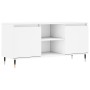 Mueble de TV madera de ingeniería blanco 104x35x50 cm de vidaXL, Muebles TV - Ref: Foro24-827004, Precio: 64,67 €, Descuento: %