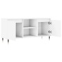 Mueble de TV madera de ingeniería blanco 104x35x50 cm de vidaXL, Muebles TV - Ref: Foro24-827004, Precio: 64,67 €, Descuento: %