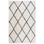 Black and cream long pile rug 200x290 cm by vidaXL, Rugs - Ref: Foro24-342150, Price: 103,37 €, Discount: %