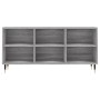 Sonoma gray engineered wood TV cabinet 103.5x30x50 cm by vidaXL, TV Furniture - Ref: Foro24-826986, Price: 46,99 €, Discount: %