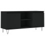 Mueble de TV madera de ingeniería negro 104x35x50 cm de vidaXL, Muebles TV - Ref: Foro24-827013, Precio: 64,99 €, Descuento: %