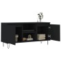 Black engineered wood TV cabinet 104x35x50 cm by vidaXL, TV Furniture - Ref: Foro24-827013, Price: 64,99 €, Discount: %