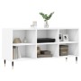 Weißer TV-Schrank aus Holzwerkstoff, 103,5 x 30 x 50 cm von vidaXL, TV-Möbel - Ref: Foro24-826980, Preis: 58,99 €, Rabatt: %