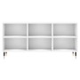 Weißer TV-Schrank aus Holzwerkstoff, 103,5 x 30 x 50 cm von vidaXL, TV-Möbel - Ref: Foro24-826980, Preis: 58,70 €, Rabatt: %