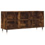 Smoked oak engineered wood TV cabinet 103.5x30x50 cm by vidaXL, TV Furniture - Ref: Foro24-826985, Price: 54,32 €, Discount: %