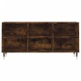 Smoked oak engineered wood TV cabinet 103.5x30x50 cm by vidaXL, TV Furniture - Ref: Foro24-826985, Price: 54,32 €, Discount: %