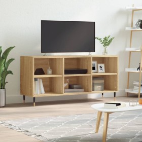 TV cabinet engineered wood Sonoma oak 103.5x30x50 cm by vidaXL, TV Furniture - Ref: Foro24-826983, Price: 67,71 €, Discount: %