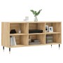 TV cabinet engineered wood Sonoma oak 103.5x30x50 cm by vidaXL, TV Furniture - Ref: Foro24-826983, Price: 67,71 €, Discount: %