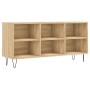 TV cabinet engineered wood Sonoma oak 103.5x30x50 cm by vidaXL, TV Furniture - Ref: Foro24-826991, Price: 51,99 €, Discount: %