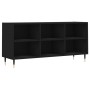 Black engineered wood TV cabinet 103.5x30x50 cm by vidaXL, TV Furniture - Ref: Foro24-826981, Price: 63,96 €, Discount: %