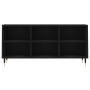 Black engineered wood TV cabinet 103.5x30x50 cm by vidaXL, TV Furniture - Ref: Foro24-826981, Price: 63,96 €, Discount: %