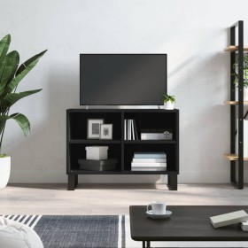 Mueble de TV madera de ingeniería negro 69,5x30x50 cm de vidaXL, Muebles TV - Ref: Foro24-826973, Precio: 49,99 €, Descuento: %