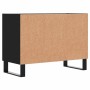 Engineered wood TV stand in black, 69.5x30x50 cm by vidaXL, TV Furniture - Ref: Foro24-826973, Price: 49,22 €, Discount: %