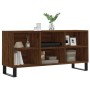 Mueble de TV madera de ingeniería marrón roble 103,5x30x50 cm de vidaXL, Muebles TV - Ref: Foro24-827003, Precio: 58,99 €, De...