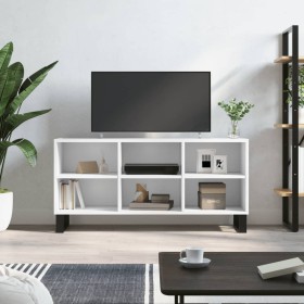 Mueble de TV madera de ingeniería blanco 103,5x30x50 cm de vidaXL, Muebles TV - Ref: Foro24-826996, Precio: 58,99 €, Descuent...