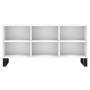 White engineered wood TV cabinet 103.5x30x50 cm by vidaXL, TV Furniture - Ref: Foro24-826996, Price: 65,86 €, Discount: %