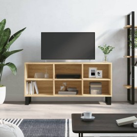 TV stand made of Sonoma oak engineered wood, 103.5x30x50 cm by vidaXL, TV Furniture - Ref: Foro24-826999, Price: 73,04 €, Dis...