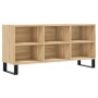 TV stand made of Sonoma oak engineered wood, 103.5x30x50 cm by vidaXL, TV Furniture - Ref: Foro24-826999, Price: 73,04 €, Dis...